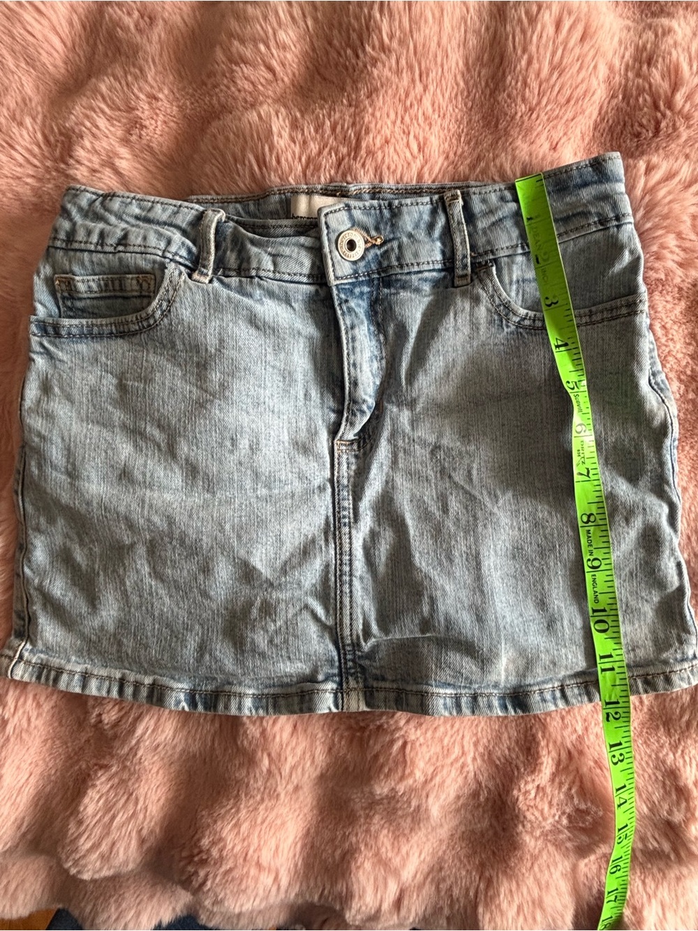 abercrombie kids Light Blue Denim Skort